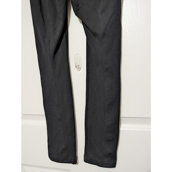 White House Black Market Pants Small Black Pull On Stretch Straight Leg Leggings - Picture 8 of 9